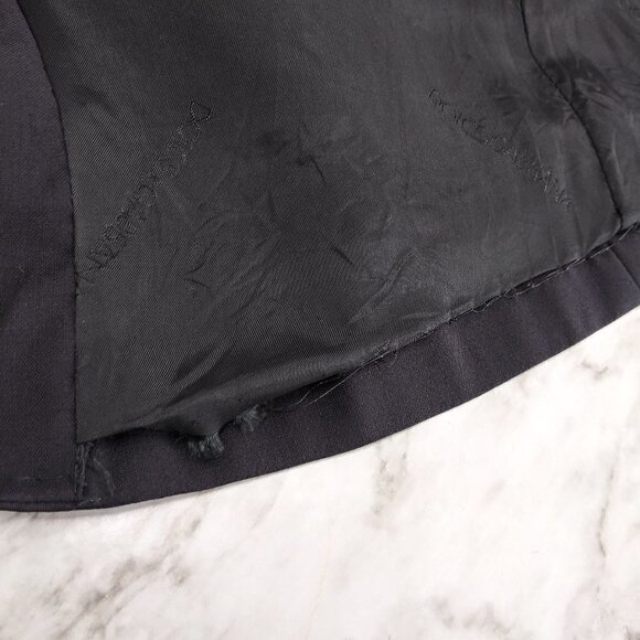 Dolce & Gabbana Men’s 3-Button Black Blazer Corpcore - Picture 9 of 14